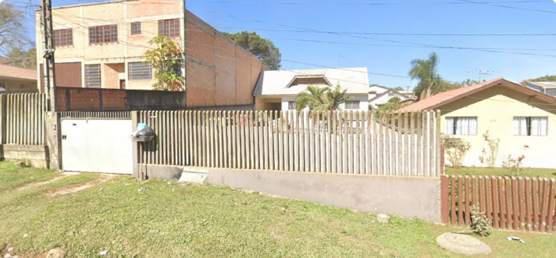 Mapa marcando o endereço em Rua Ihalmar de Jesus Johnson, 524 - Colombo - Paraná